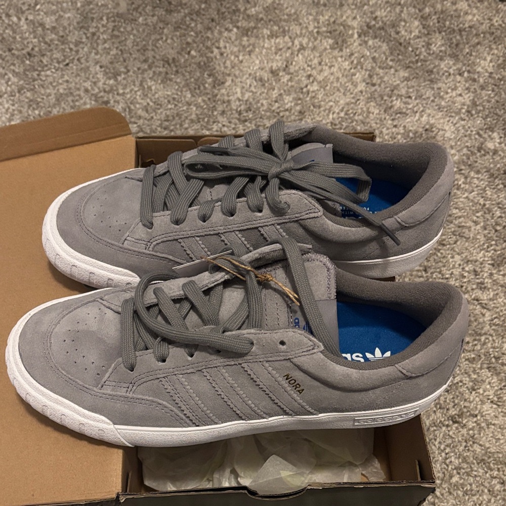 NWT Grey Adidas Sneakers